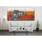 Quadro Decorativo Arte Urbana Musical Play Music - 150x100cm