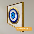 Quadro Decorativo Artesanal Olho Grego 100x100cm Feito A Mão