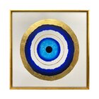 Quadro Decorativo Artesanal Olho Grego 100x100cm Feito A Mão