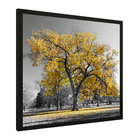 Quadro Decorativo Árvore 30x30cm Preto