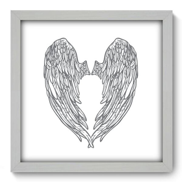 Quadro Decorativo - Asas - 33cm X 33cm - 423qddb