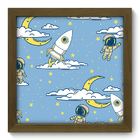 Quadro Decorativo - Astronauta - 22cm X 22cm - 126qdbm