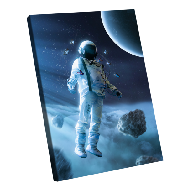 Quadro Decorativo Astronauta Blue