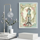 Quadro Decorativo Atelier De Costura Vintage 24x18cm Moldura: