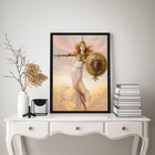 Quadro Decorativo Atena- Deusa Da Sabedoria 45x34cm Moldura:m