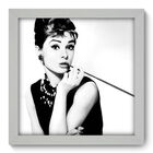 Quadro Decorativo - Audrey Hepburn - 22cm X 22cm - 014qdhb