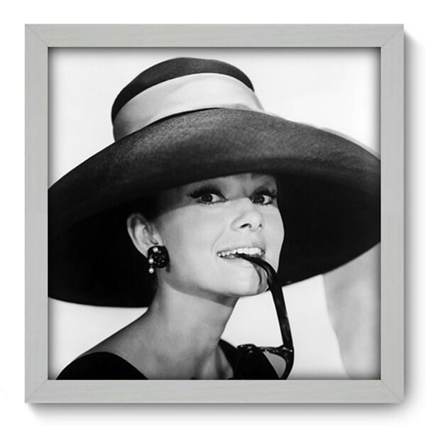 Quadro Decorativo Audrey Hepburn 33cm X 33cm 006qdhb Leroy Merlin