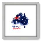 Quadro Decorativo - Austrália - 33cm X 33cm - 252qdmb