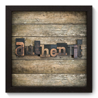 Quadro Decorativo - Authentic - 22cm X 22cm - 085qddp