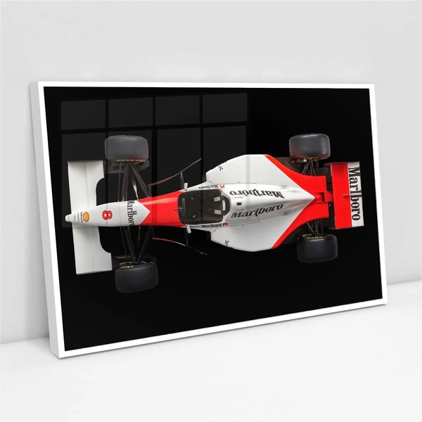 Quadro Decorativo Automobilismo - 50x70cm Moldura Preta