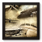 Quadro Decorativo - Aviação - 22cm X 22cm - 029qddp