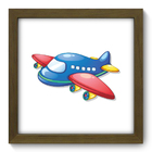 Quadro Decorativo - Aviãozinho - 22cm X 22cm - 039qdbm