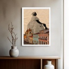 Quadro Decorativo Bahia Baiana  - 70x50cm Moldura Preta