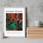 Quadro Decorativo Bailarina - Degas 33x24cm - Com Vidro Moldu