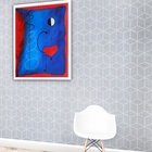 Quadro Decorativo Bailarina Miró  - 70x50cm Moldura Branca