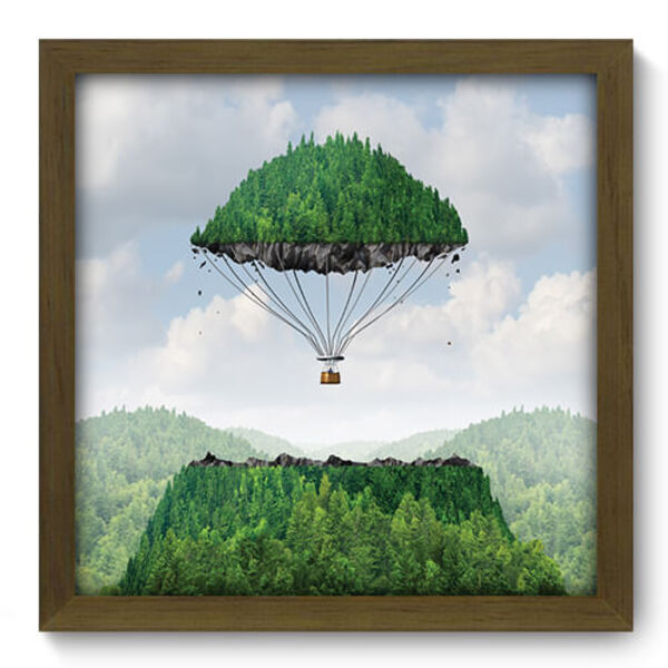 Quadro Decorativo - Balão - 33cm X 33cm - 023qdam