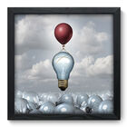 Quadro Decorativo - Balão - 33cm X 33cm - 314qddp