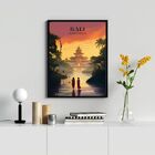 Quadro Decorativo Bali - Indonésia 45x34cm - Com Vidro Moldur