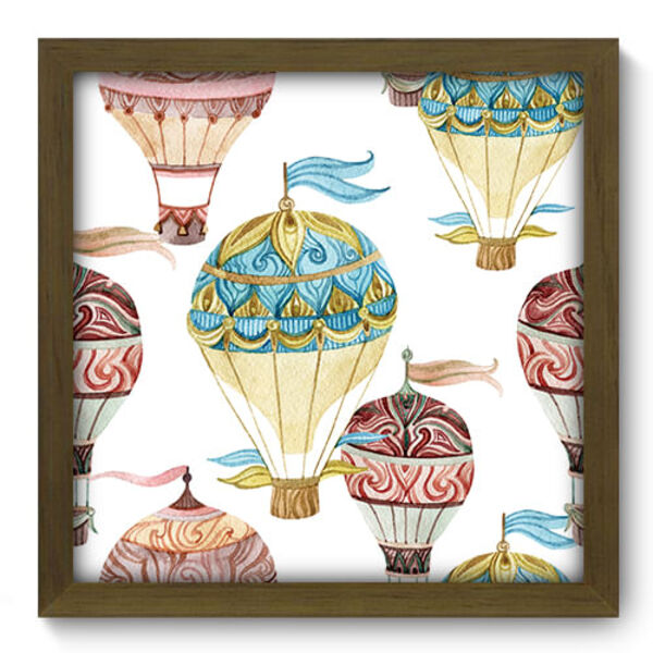 Quadro Decorativo - Balões - 33cm X 33cm - 246qddm
