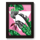 Quadro Decorativo - Bananeira - 19cm X 25cm - 397qddp