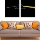 Quadro Decorativo Banda Pink Floyd 2 Peças