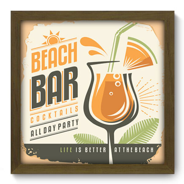 Quadro Decorativo - Bar - 33cm X 33cm - 368qdcm