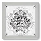 Quadro Decorativo - Baralho - 22cm X 22cm - 088qddb