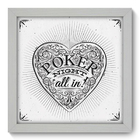 Quadro Decorativo - Baralho - 22cm X 22cm - 089qddb
