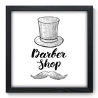 Quadro Decorativo - Barber Shop - 33cm X 33cm - 420qddp