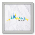 Quadro Decorativo - Barcelona - 33cm X 33cm - 152qdmb