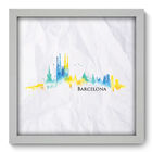 Quadro Decorativo - Barcelona - 33cm X 33cm - 152qdmb