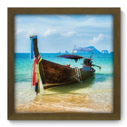 Quadro Decorativo - Barco - 33cm X 33cm - 036qdpm