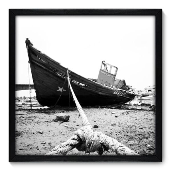 Quadro Decorativo - Barco - 50cm X 50cm - 020qnpcp