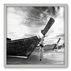 Quadro Decorativo - Barco - 50cm X 50cm - 021qnpcb