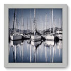 Quadro Decorativo - Barcos - 22cm X 22cm - 053qnpab