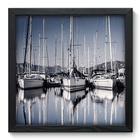 Quadro Decorativo - Barcos - 33cm X 33cm - 033qdkp