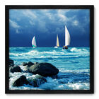 Quadro Decorativo - Barcos - 50cm X 50cm - 015qnpcp