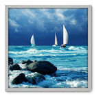 Quadro Decorativo - Barcos - 70cm X 70cm - 015qnpdb