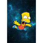 Quadro Decorativo Bart Simpsons Universe 20x28