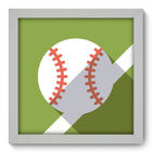Quadro Decorativo - Baseball - 22cm X 22cm - 031qdeb