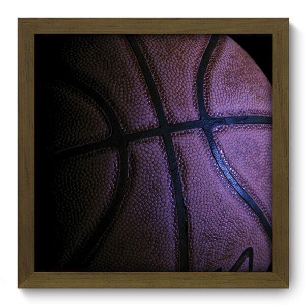 Quadro Decorativo - Basquete - 33cm X 33cm - 020qdem
