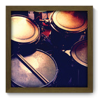 Quadro Decorativo - Bateria - 33cm X 33cm - 060qdgm