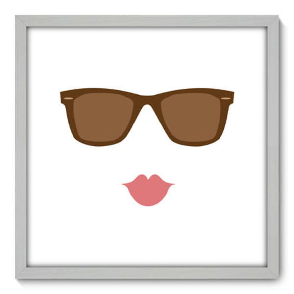 Quadro Decorativo - Batom - 50cm X 50cm - 105qndcb