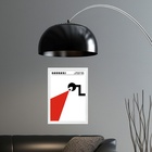 Quadro Decorativo Bauhaus - Era Do Monitoramento 33x24cm - Co