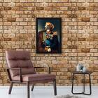Quadro Decorativo Beagle Nobre 45x34cm A3 (45 X 34) Preto