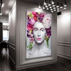 Quadro Decorativo Beautiful Flower Queen Com Moldura Prata 18