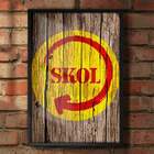 Quadro Decorativo Bebidas 37 Skol - 20x30cm