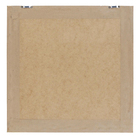 Quadro Decorativo Beija Flor com Moldura Marrom 30x30cm Arte Própria