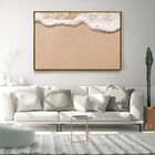 Quadro Decorativo Beira Mar Com Moldura E Sem Vidro 100x160