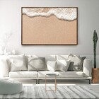 Quadro Decorativo Beira Mar Moderno Com Moldura E Sem Vidro 9